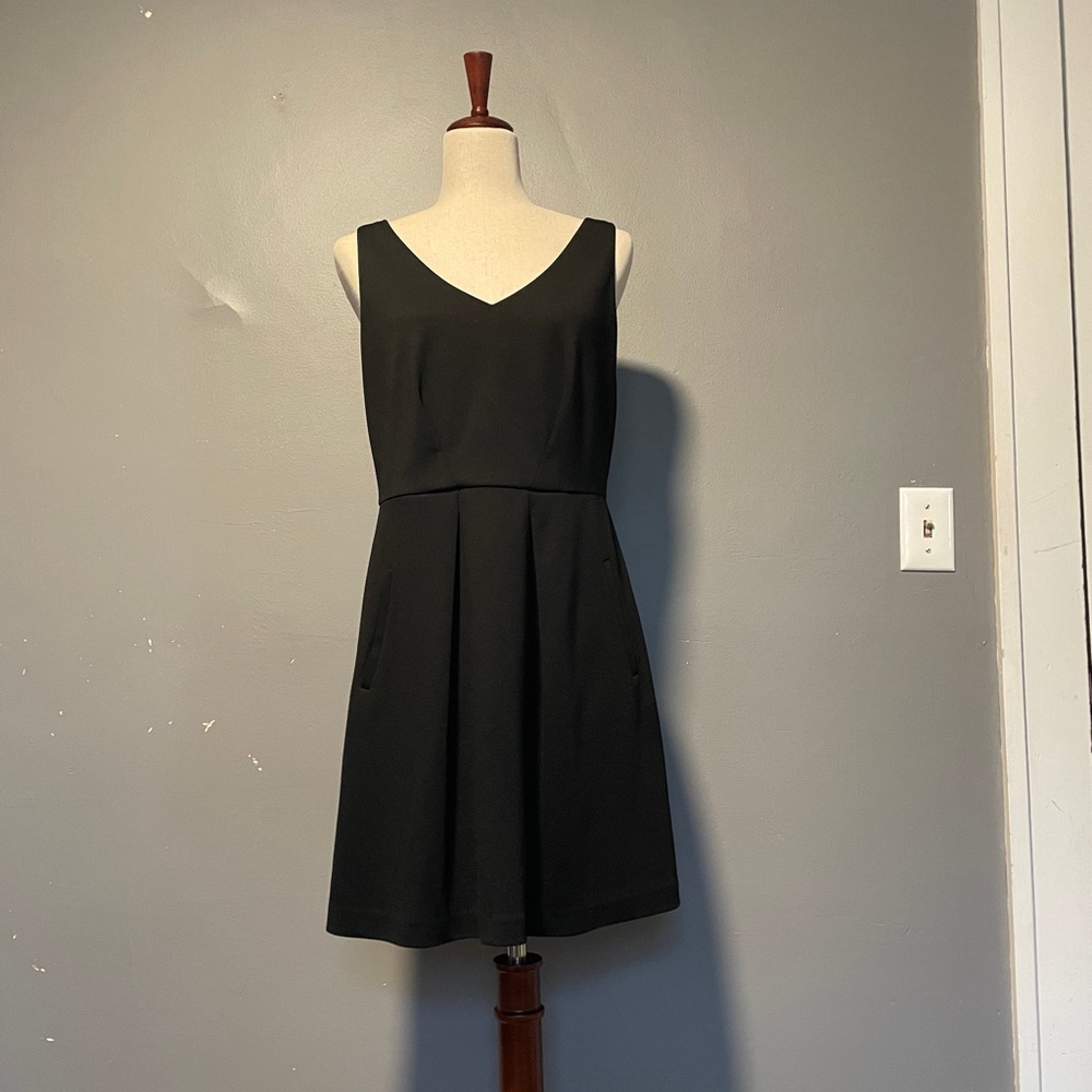 Cute Black Shift with Pockets perfect for the office.